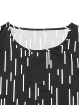 Abstract Striped Two-Piece Set image 4