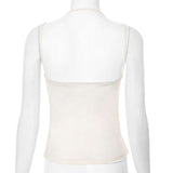 Double-Strap Sleeveless Top with Structured Fit image 4