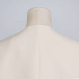 Cropped Collarless Blazer image 8