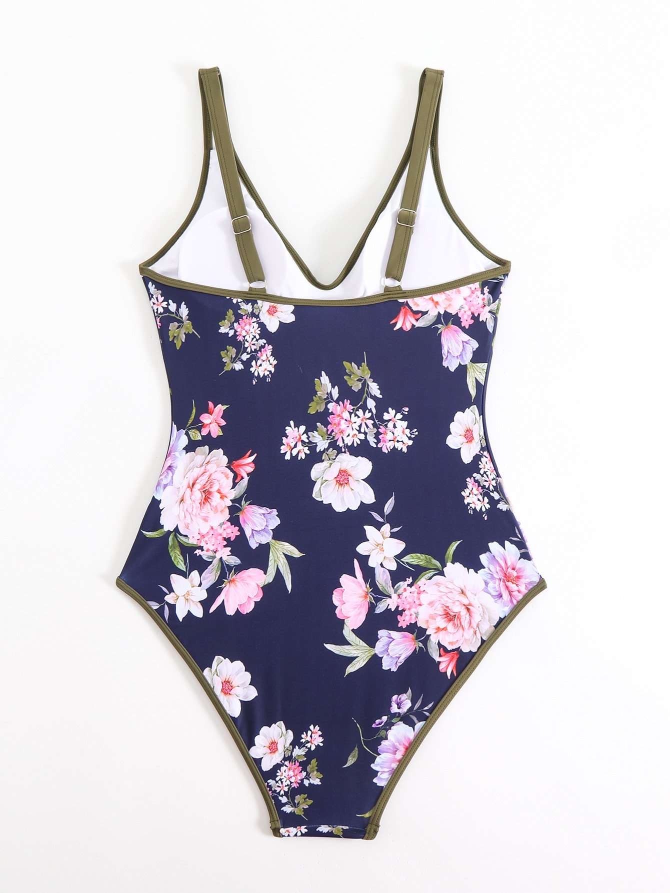 Printed One-Piece Swimsuit image 7