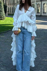 Ruffled Asymmetric Top image 0