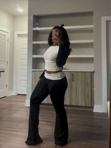 SleekFit Contrast Two Piece Set image 2