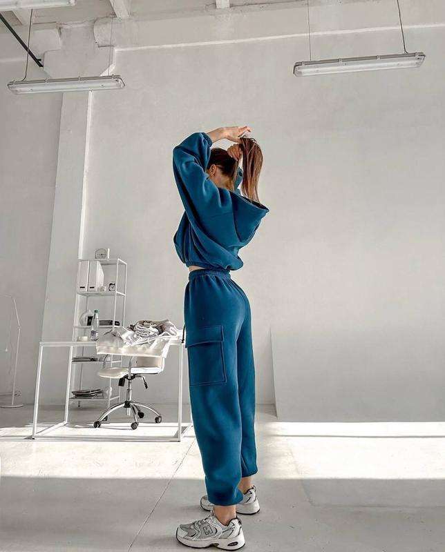 Loose Fit Hooded Sweatshirt With Joggers Co-ord Set image 8