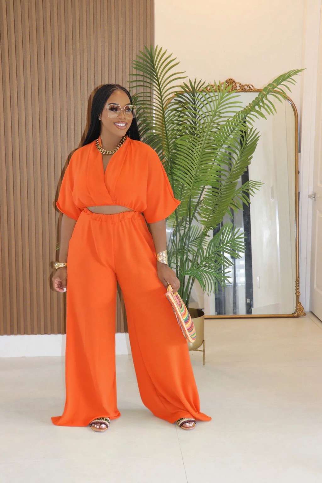 Wide-Leg Two-Piece Set image 1