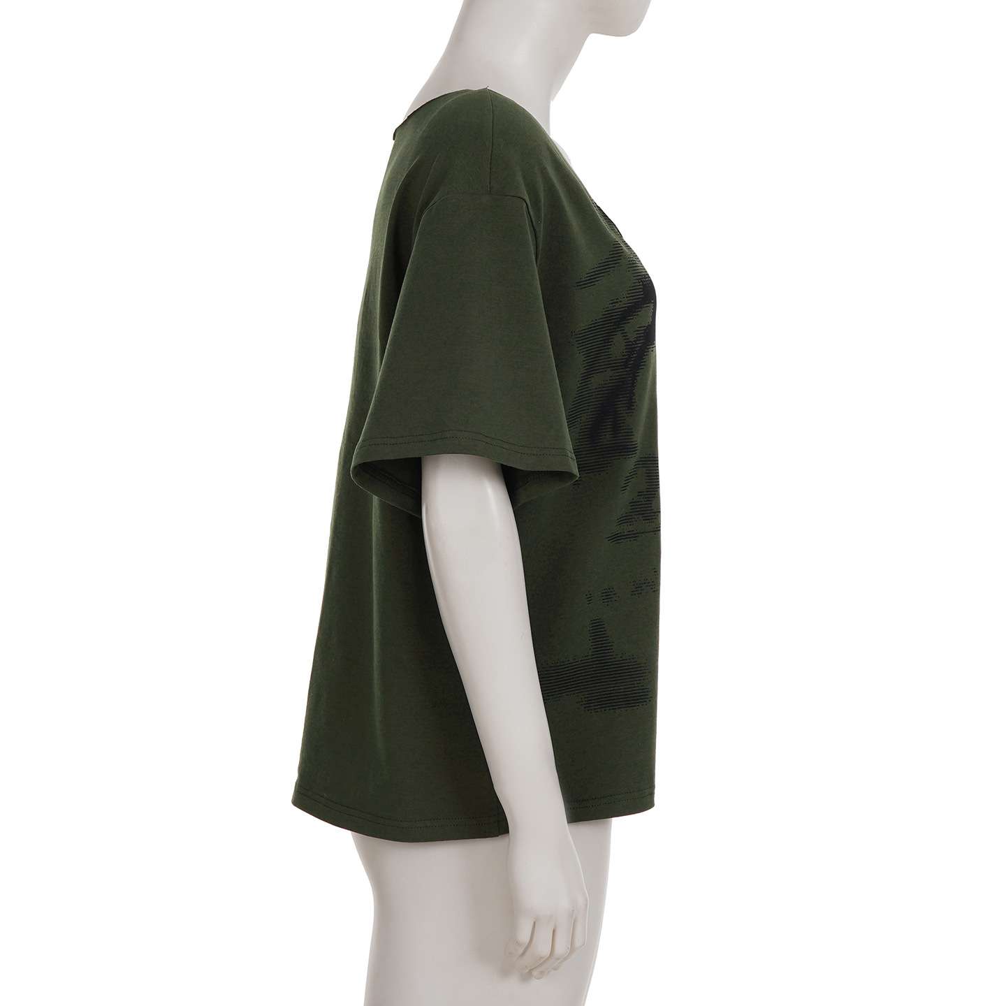 Graphic Oversized T-Shirt with Skull Design image 6