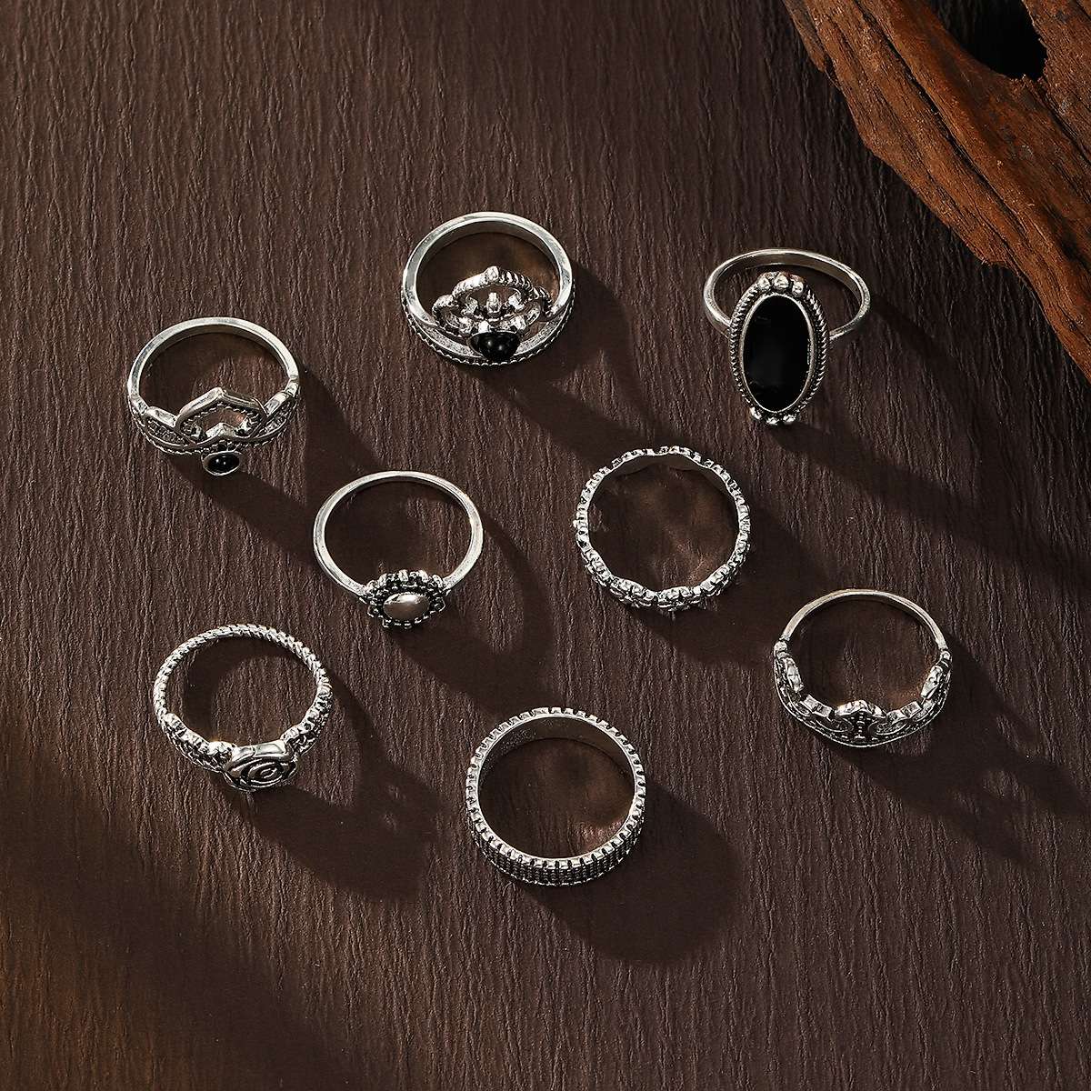 Boho Chic Silver Ring Collection image 3