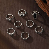 Boho Chic Silver Ring Collection image 3
