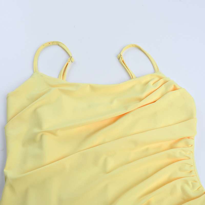 Stylish Yellow Maxi Dress image 6