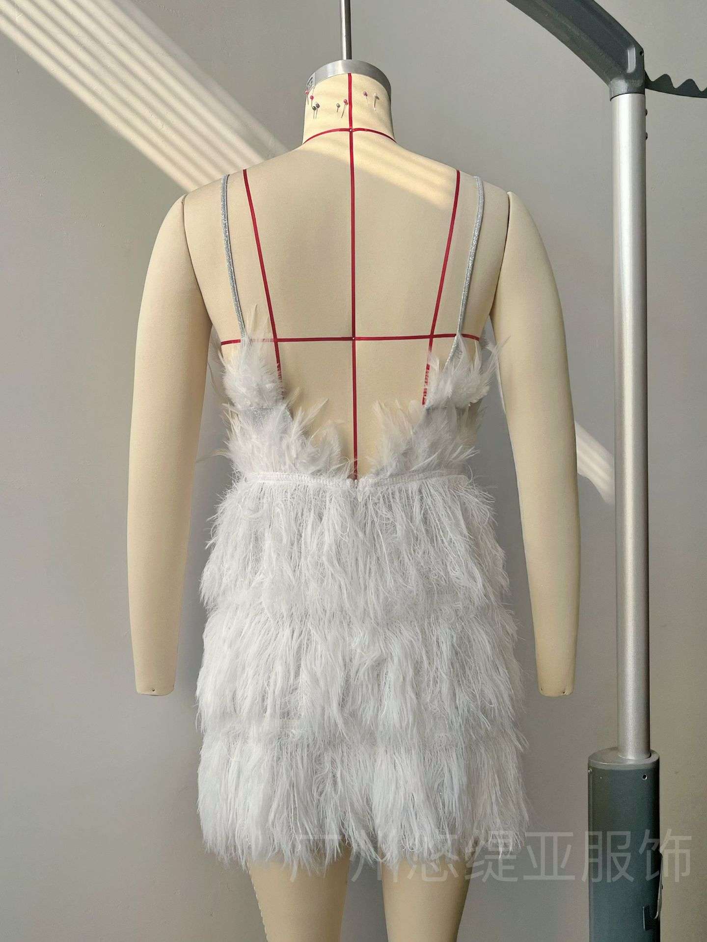 Elegant Deep V-Neck Cocktail Dress image 4