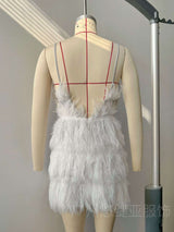 Elegant Deep V-Neck Cocktail Dress image 4