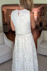 Crochet Sleeveless Two-Piece Set image 3