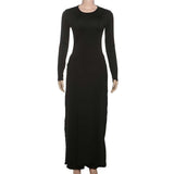 Elegant Long Sleeve Maxi Top with Flared Pants image 5