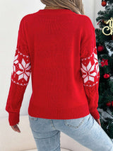 Festive Snowflake Fair Isle Sweater image 4