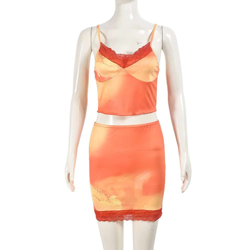 Floral Print Crop Tops & Short image 2