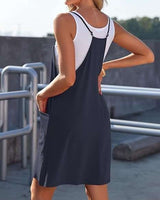 Layered Look Sleeveless Slip Dress image 4