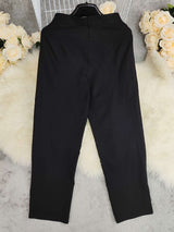 Elegant Two-Tone High-Waisted Trousers image 2