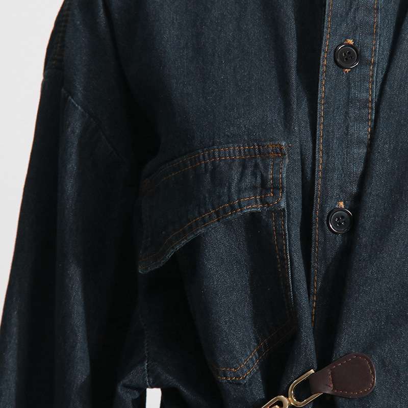 Buckle Waist Irregular  Jackets image 3