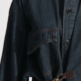 Buckle Waist Irregular  Jackets image 3