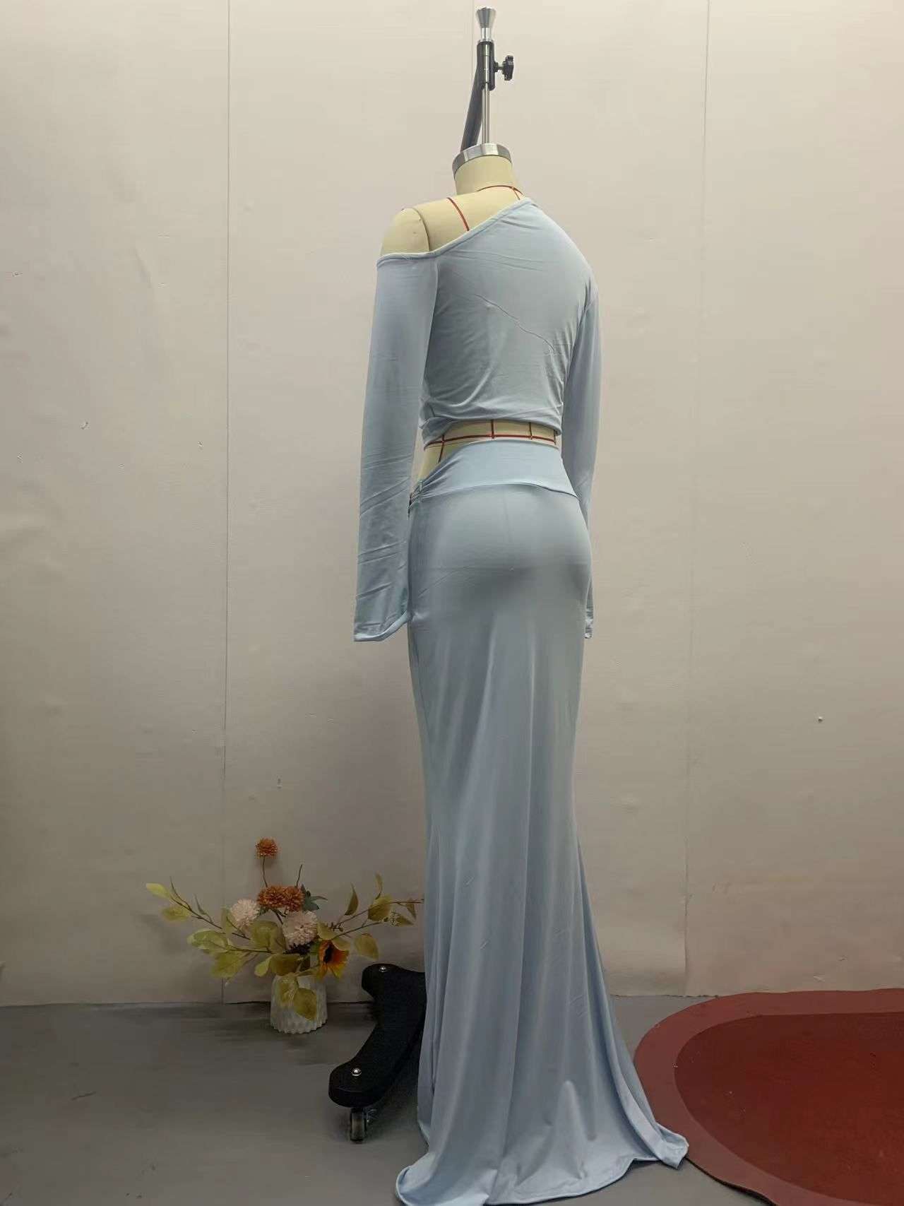 One-Shoulder Evening Gown image 2