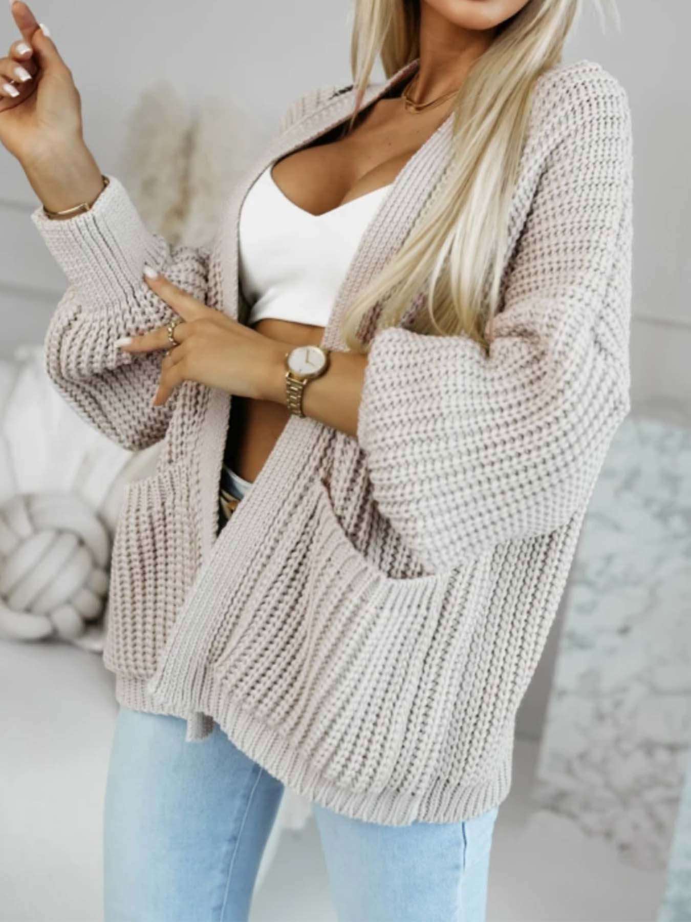 Chunky Knit Oversized Jacket image 2
