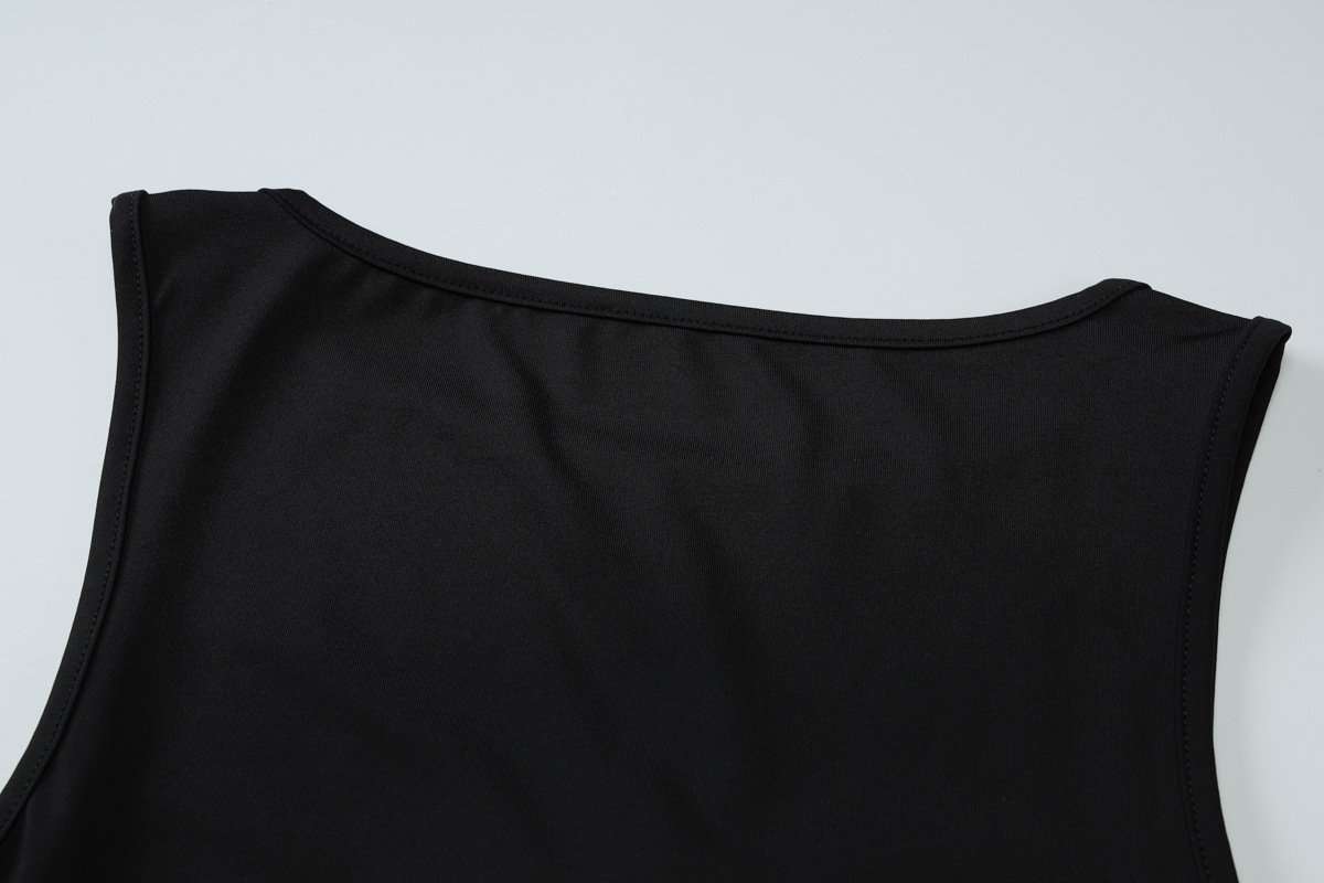 Elegant Black Cut-Out Maxi Dress image 5