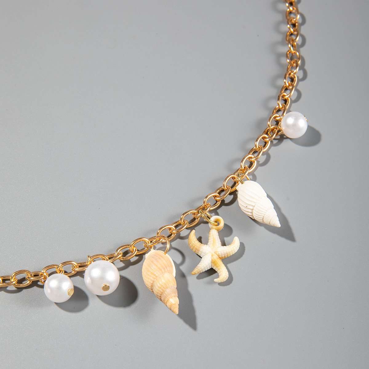 Beach Shell & Pearl Charm Waist Chain image 5