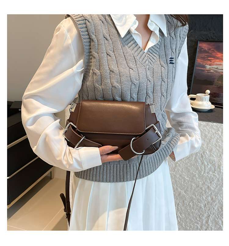 Crossbody Bag with Silver Accents image 0