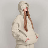 Solid Oversized Hoodie image 3