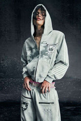 Knight Club Waxed Tracksuit - M, Grey image