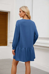 Solid Short Cute Dress image 11