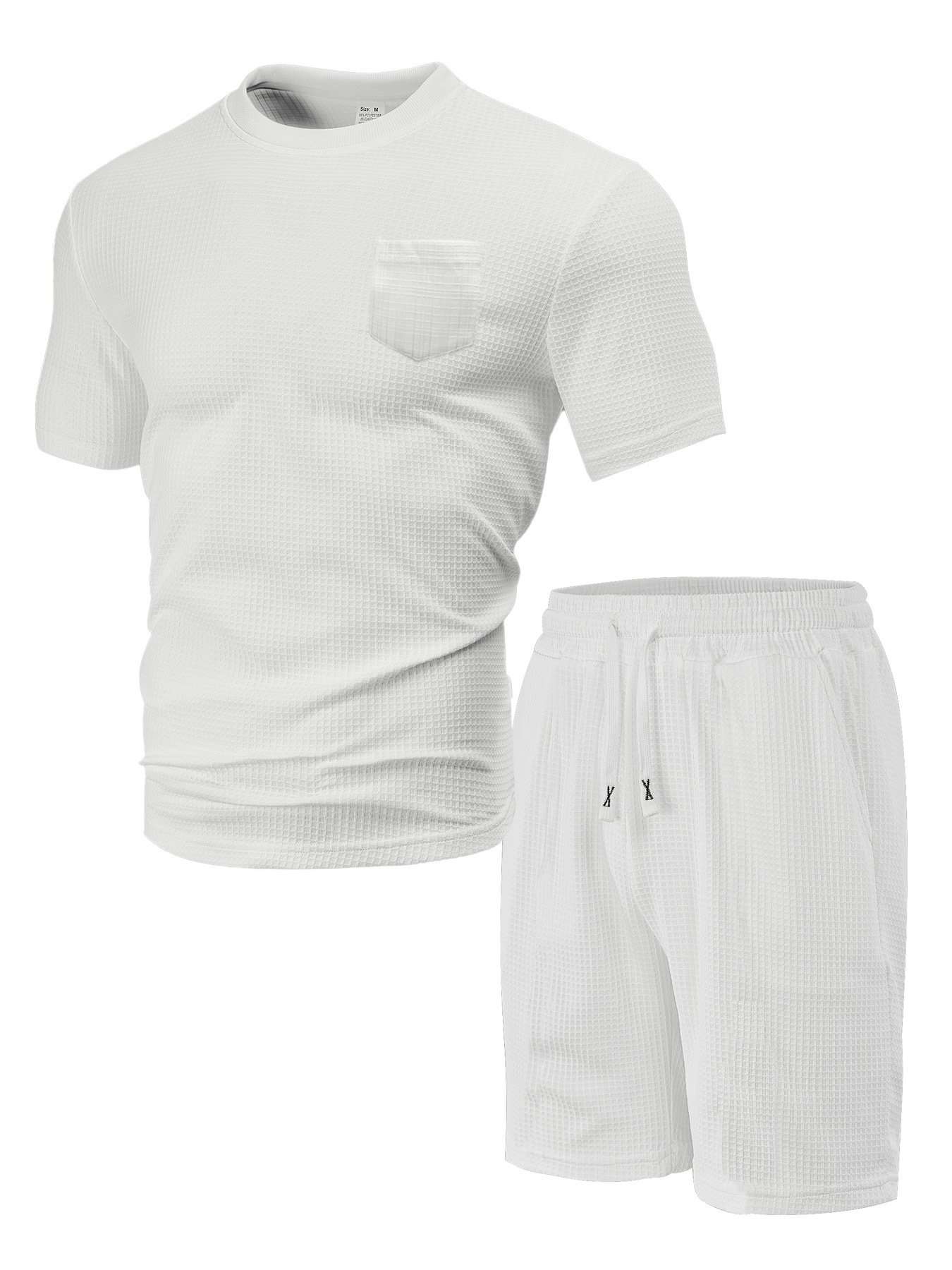 Textured Beach Set - S, White image