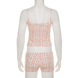 Cute Crop Cami & Shorts Lounge Set image 3