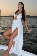 Sexy Strappy Low Cut Slim Fit Dress Women image 1