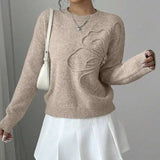 Embroidered Butterfly Knit Sweater image 1