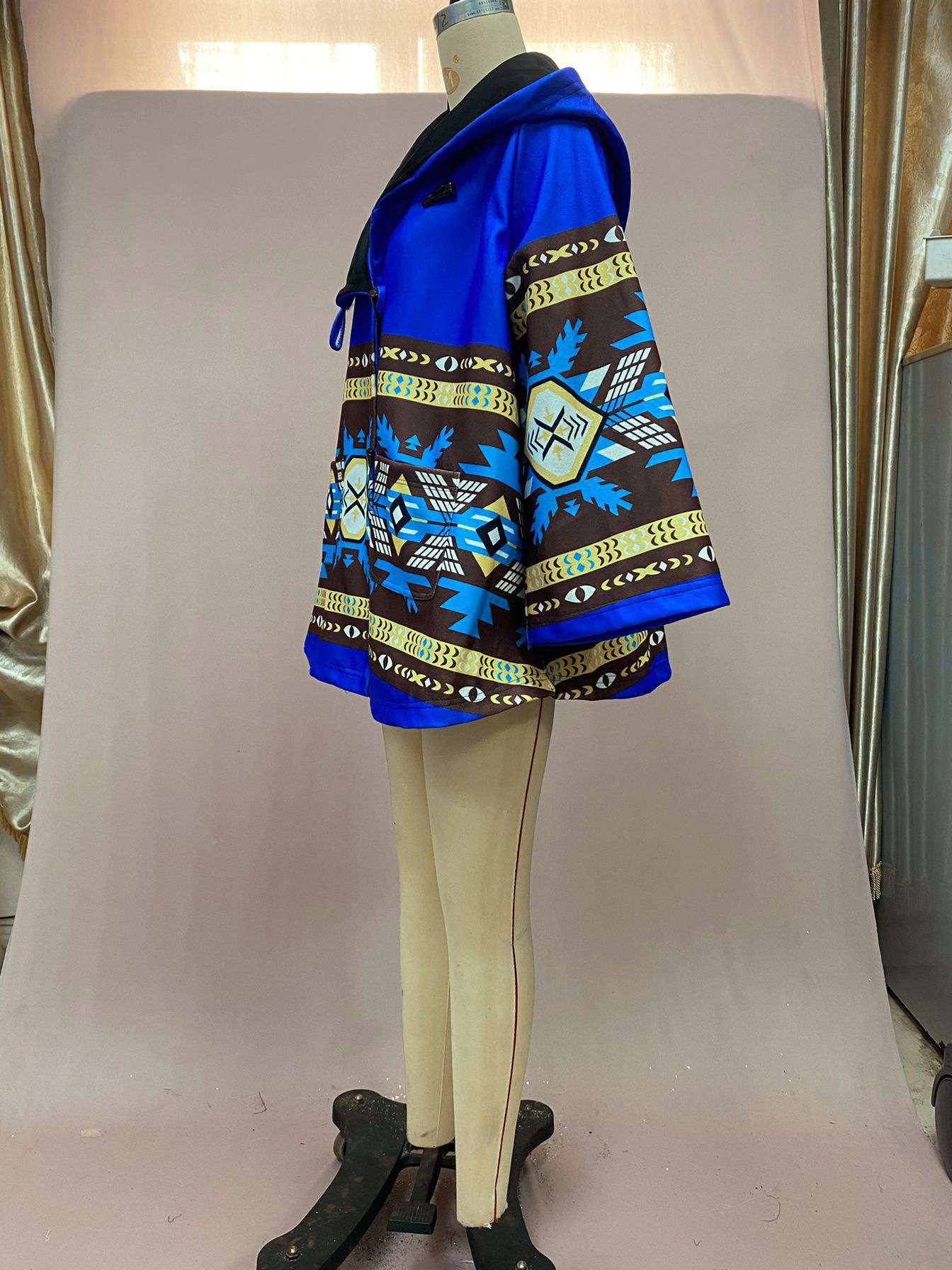Ethnic Casual Tribal Hooded Jacket Coat image 3
