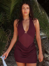 Chic Halter Mini Dress image 1