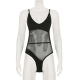 Sheer Mesh Panel Bodysuit image 2