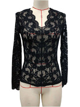 Floral Lace Tunic Top image 3