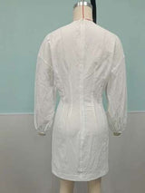 Elegant Dress with Deep V Neckline image 3