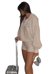 Hoodie & Shorts Coord Set image 0