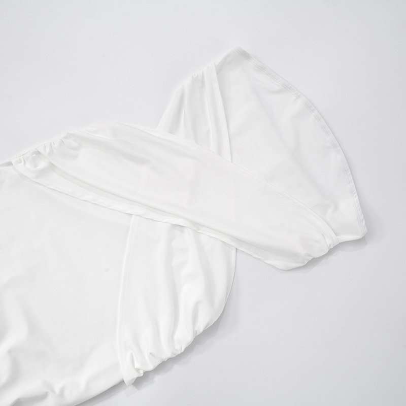 Elegant White Strapless Cutout Gown image 5