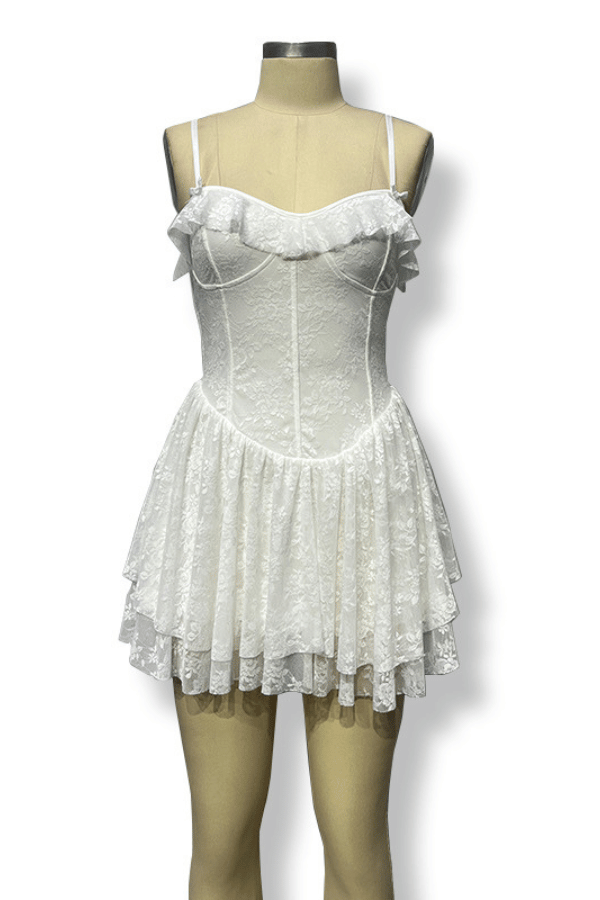 Seraphina Lace Corset Mini Dress image 7