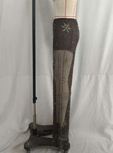 Patterned Wide-Leg Pants image 3