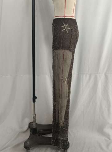 Patterned Wide-Leg Pants image 3