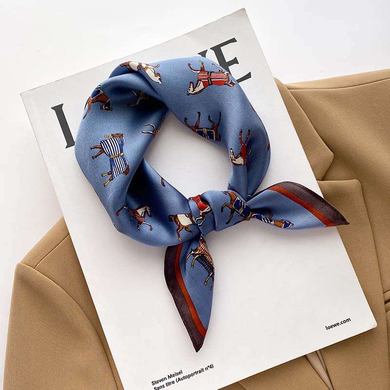 Luxury Scarf Hijab Fashion Print Bandana image 3