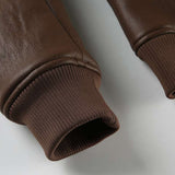 Fur Trim Collar Zipper Bomber Jacket image 9