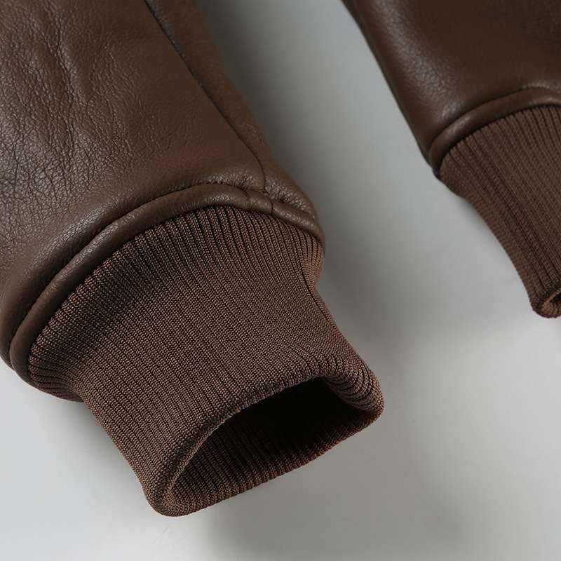 Fur Trim Collar Zipper Bomber Jacket image 9