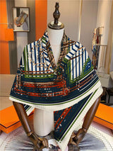 Elegant Geometric Print Scarf image 3