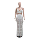 Crochet Cut-Out Maxi Dress image 5