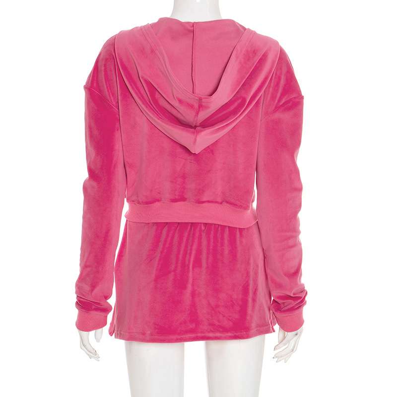 Hoodie and Skirt Lounge Set image 6